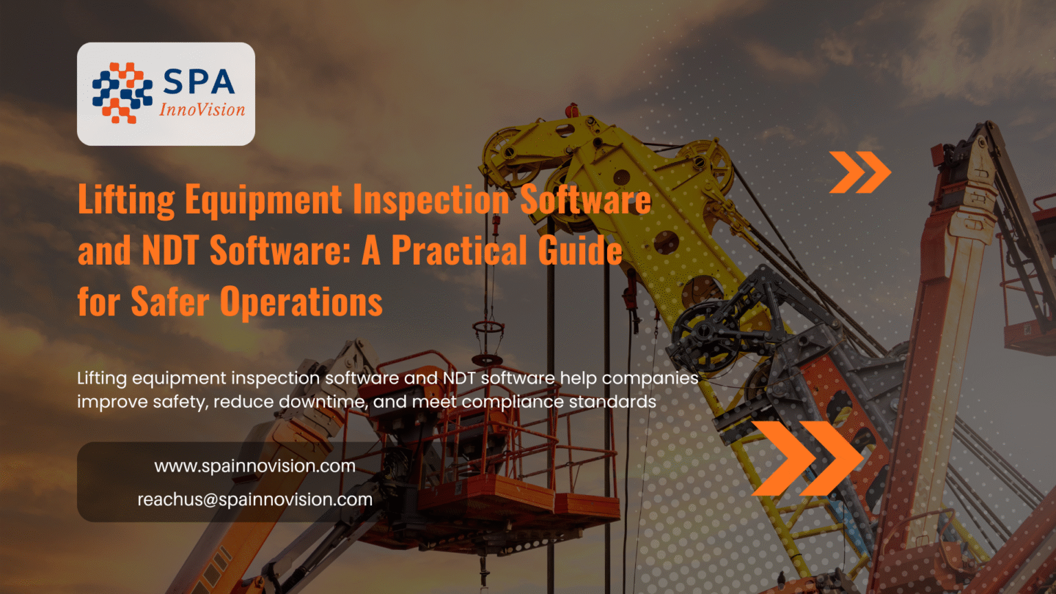 Lifting Operations Inspection Lifting Equipment Inspection Software and NDT Software: A Practical ...