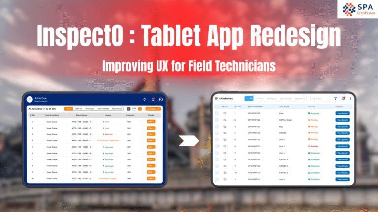 InspectO Tablet App Redesign