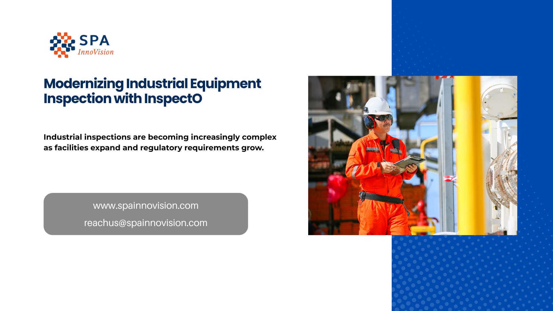 Modernizing Industrial Equipment Inspection with InspectO