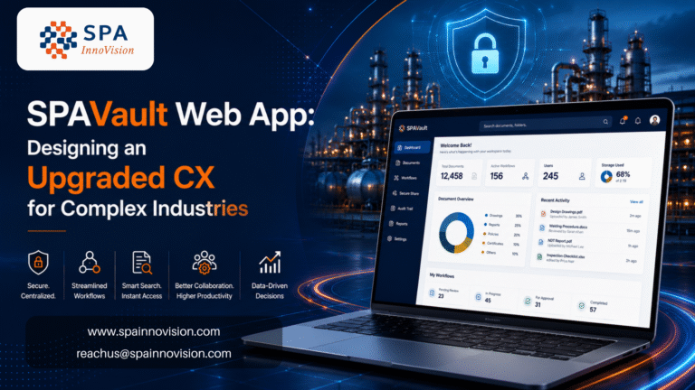 SPAVault Web App: Designing an Upgraded CX for Complex Industries