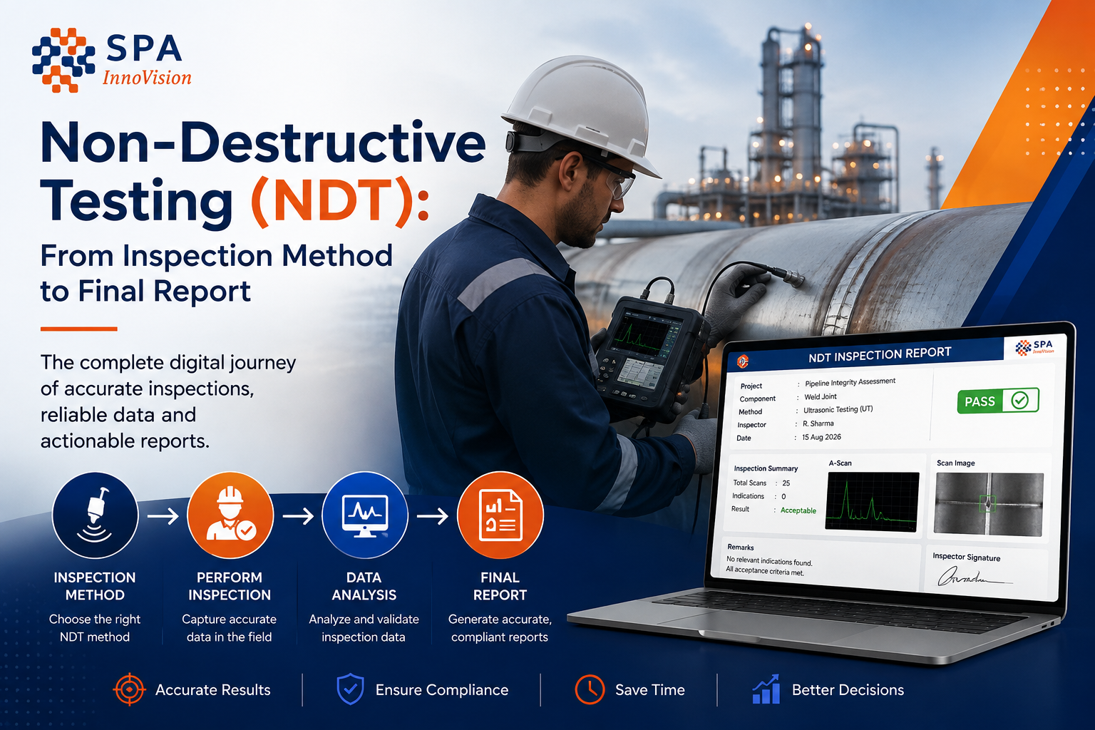 Non-Destructive Testing (NDT): From Inspection Method to Final Report